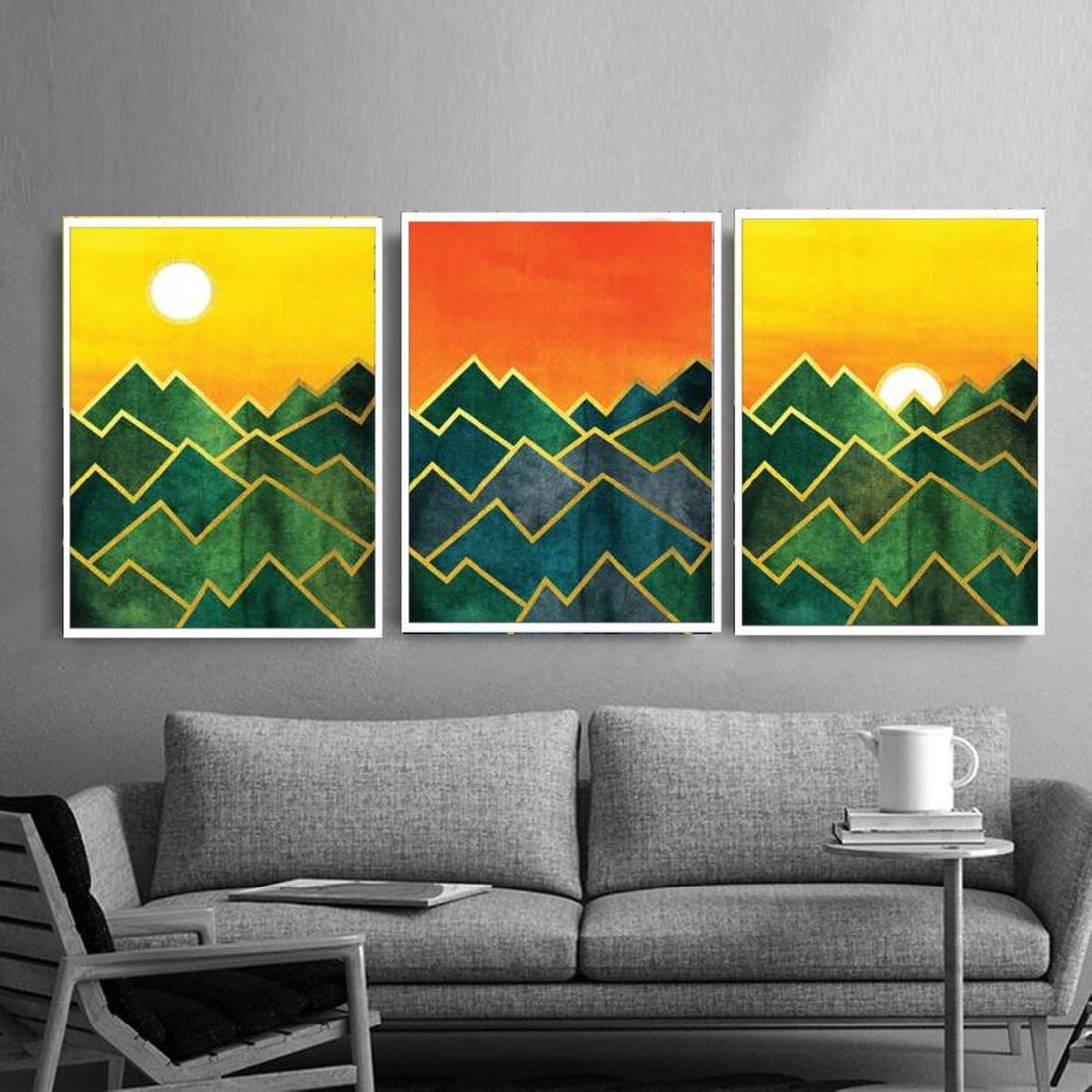 Mountains at Sunset