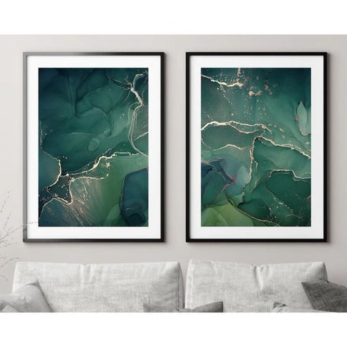 Dual Abstract Paintings 2.0