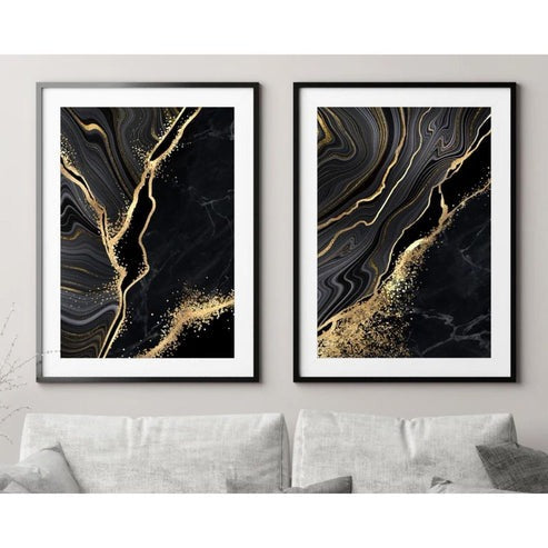 Dual Abstract Paintings