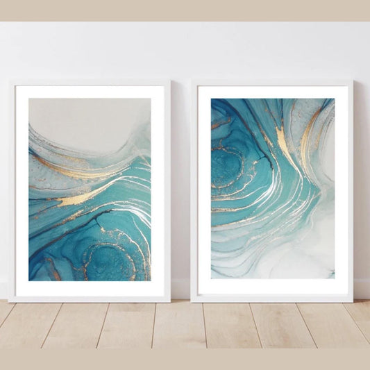 Blue Waves Art