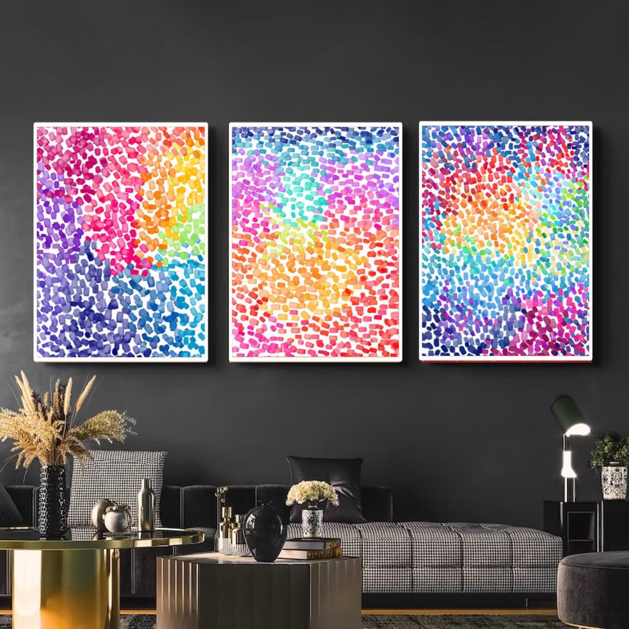 Rainbow Colors Wall Art