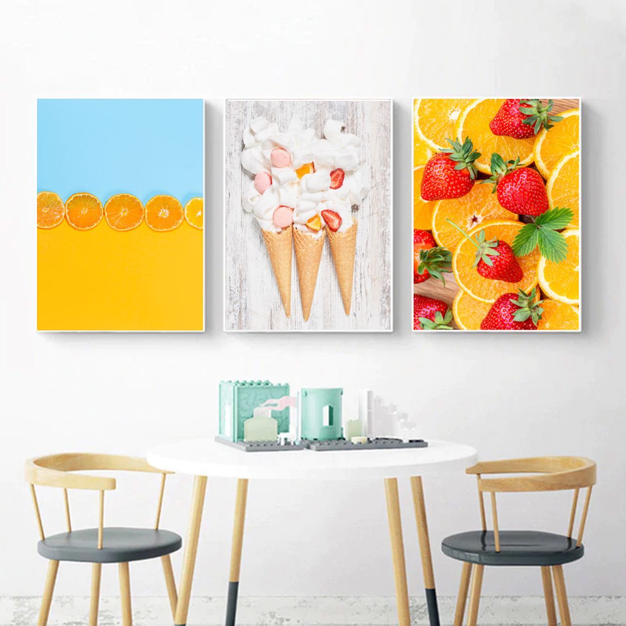 Multicolor Fruits Wall Art