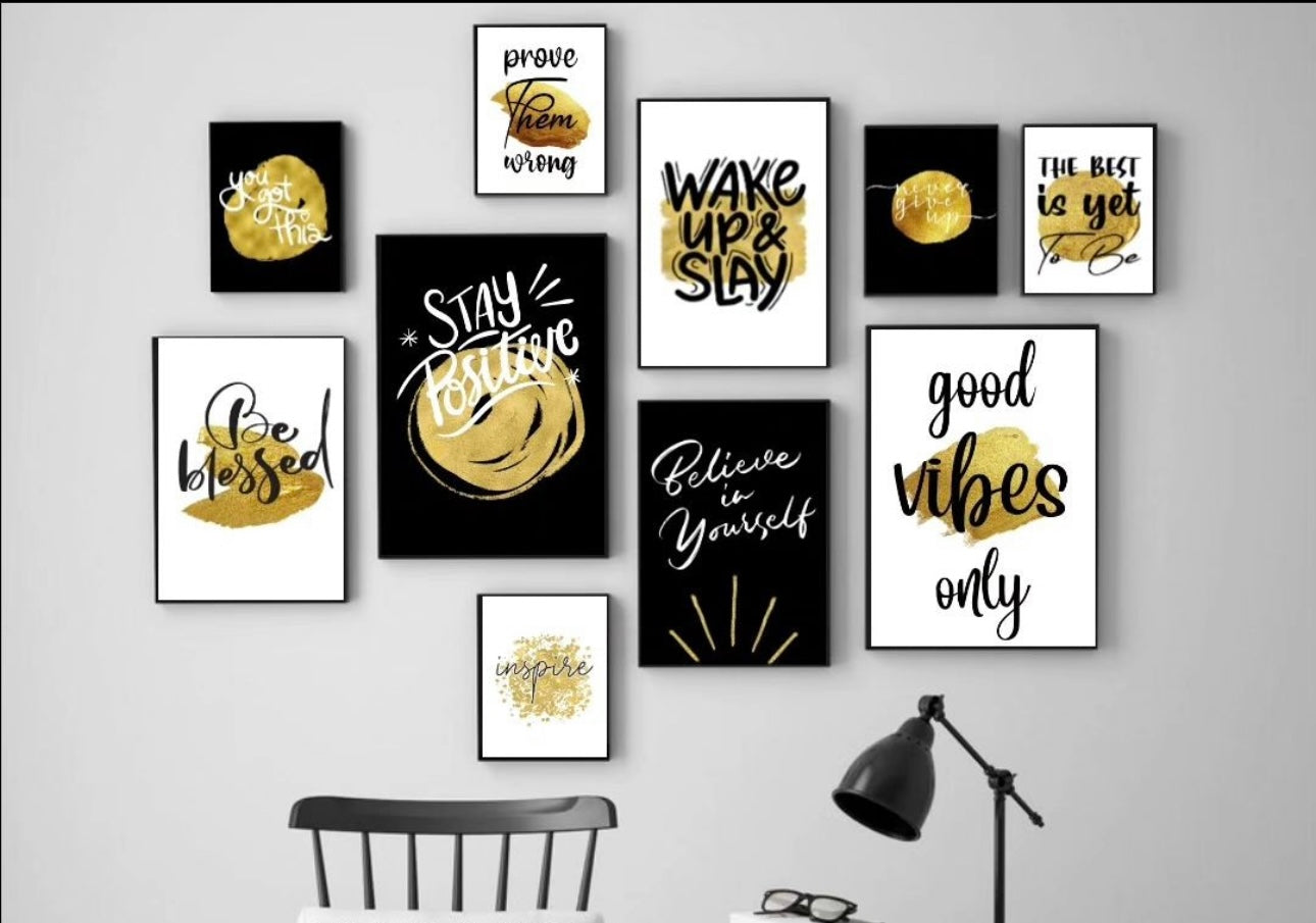 Good vibes everyday Wall Art