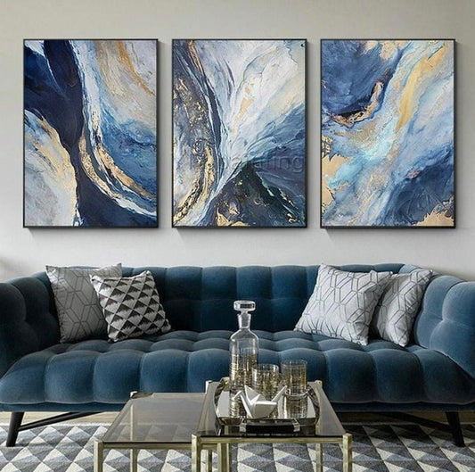 Blue Waves Art