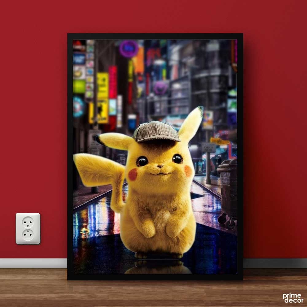 Cute Pikachu Cartoon Poster