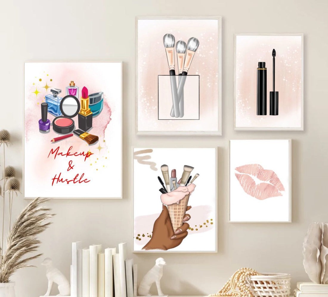 Makeup & Hustle - Minimal WallArt